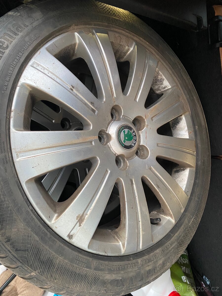 Prodám litá kola 205/50 R17 93V