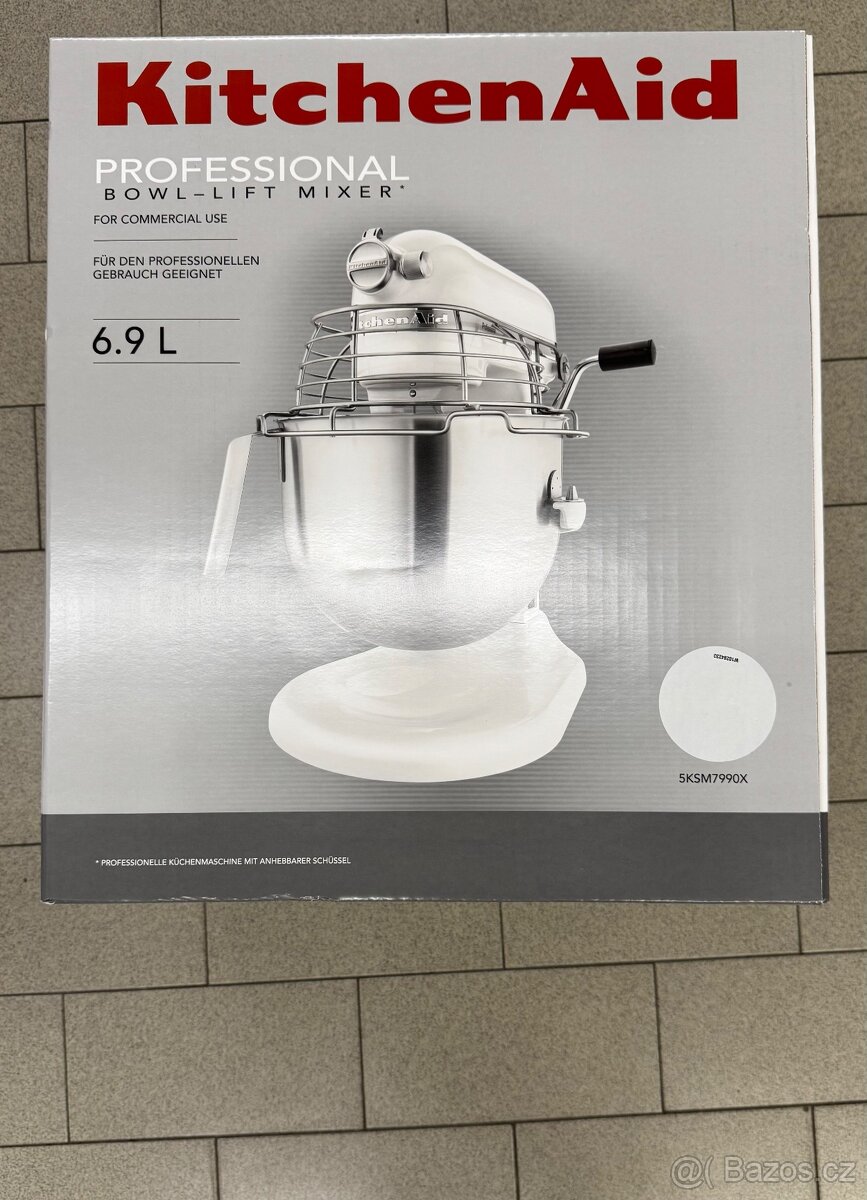 KitchenAid robot Professional 5KSM7990XEWH bílý nový