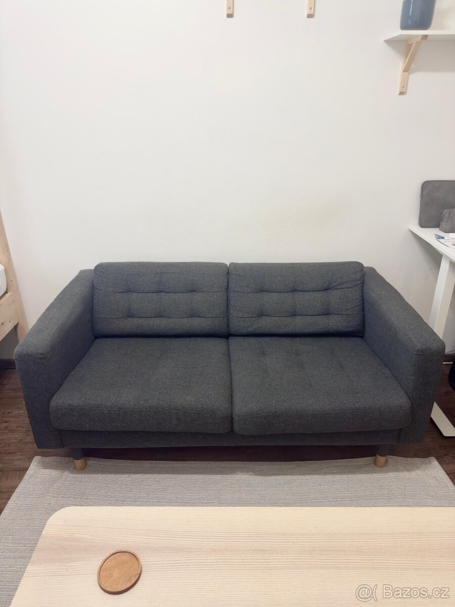 Pohovka IKEA LANDSKRONA 2místná – šedá, perfektní stav