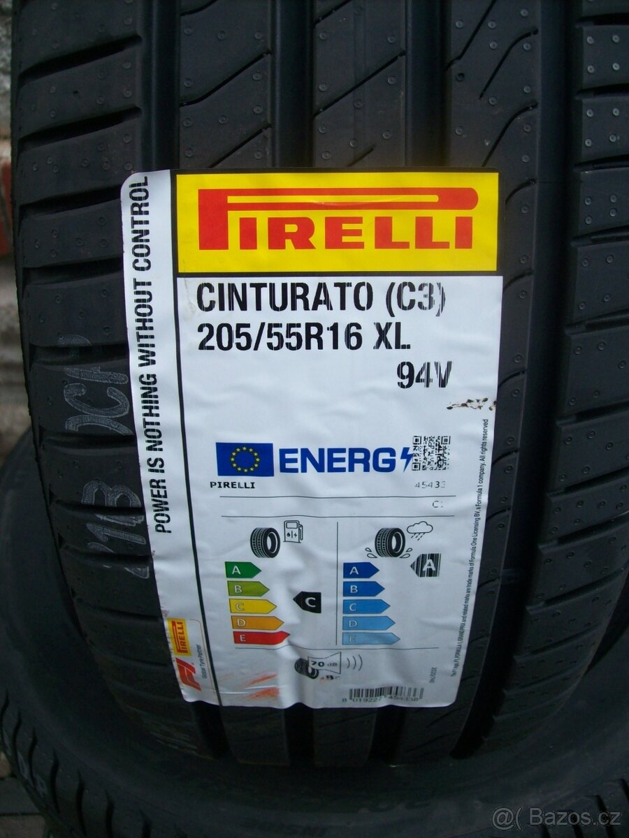 4x Pirelli Cinturato C3 205.55.16 94V XL 99,9%
