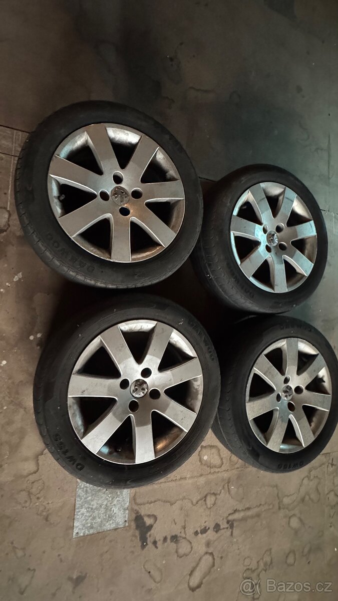 Originál alu disky peugeot 308 R16