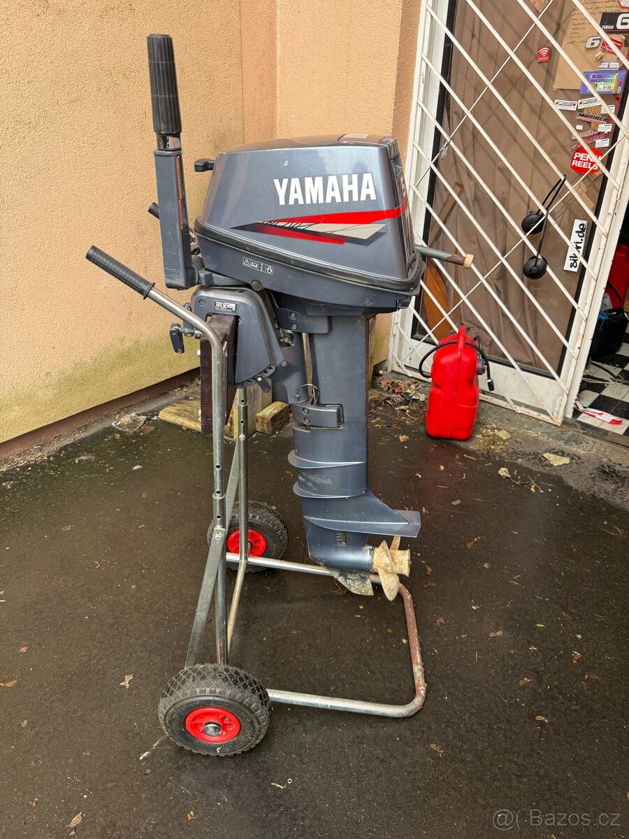 Lodni motor Yamaha 5 (8)hp 2t 2valec, dlouha noha,