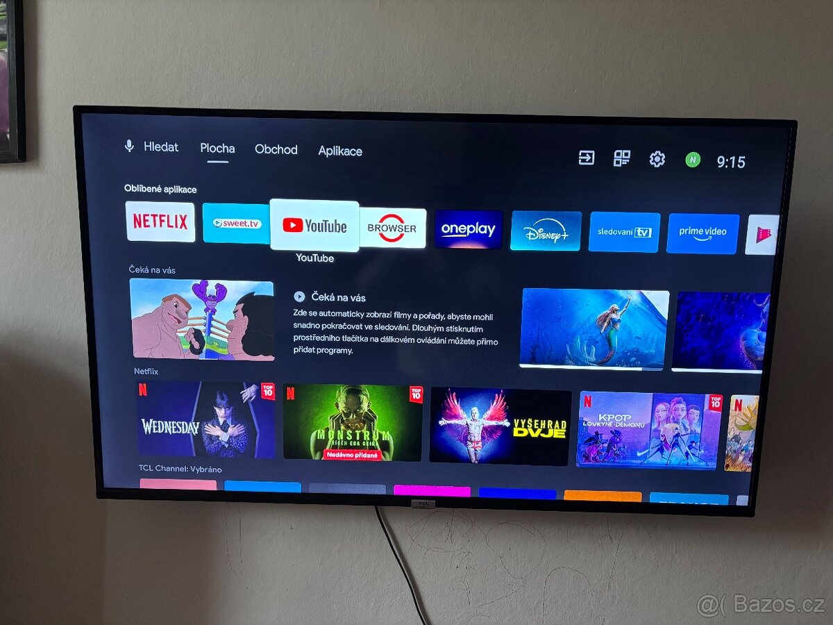 TV TCL 4K UHD 140cm Smart