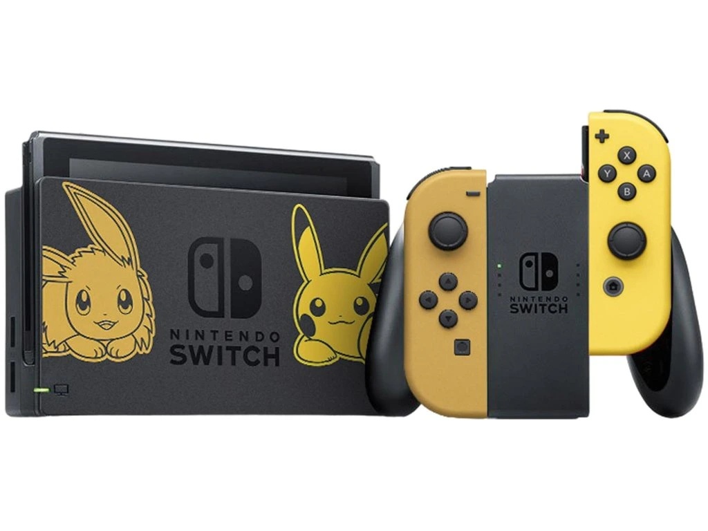 Nintendo Switch Limitovaná edice Pikachu a Eevee + příslušes