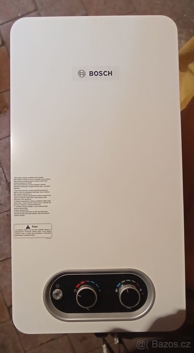 Plynový průtokový ohřívač vody BOSCH