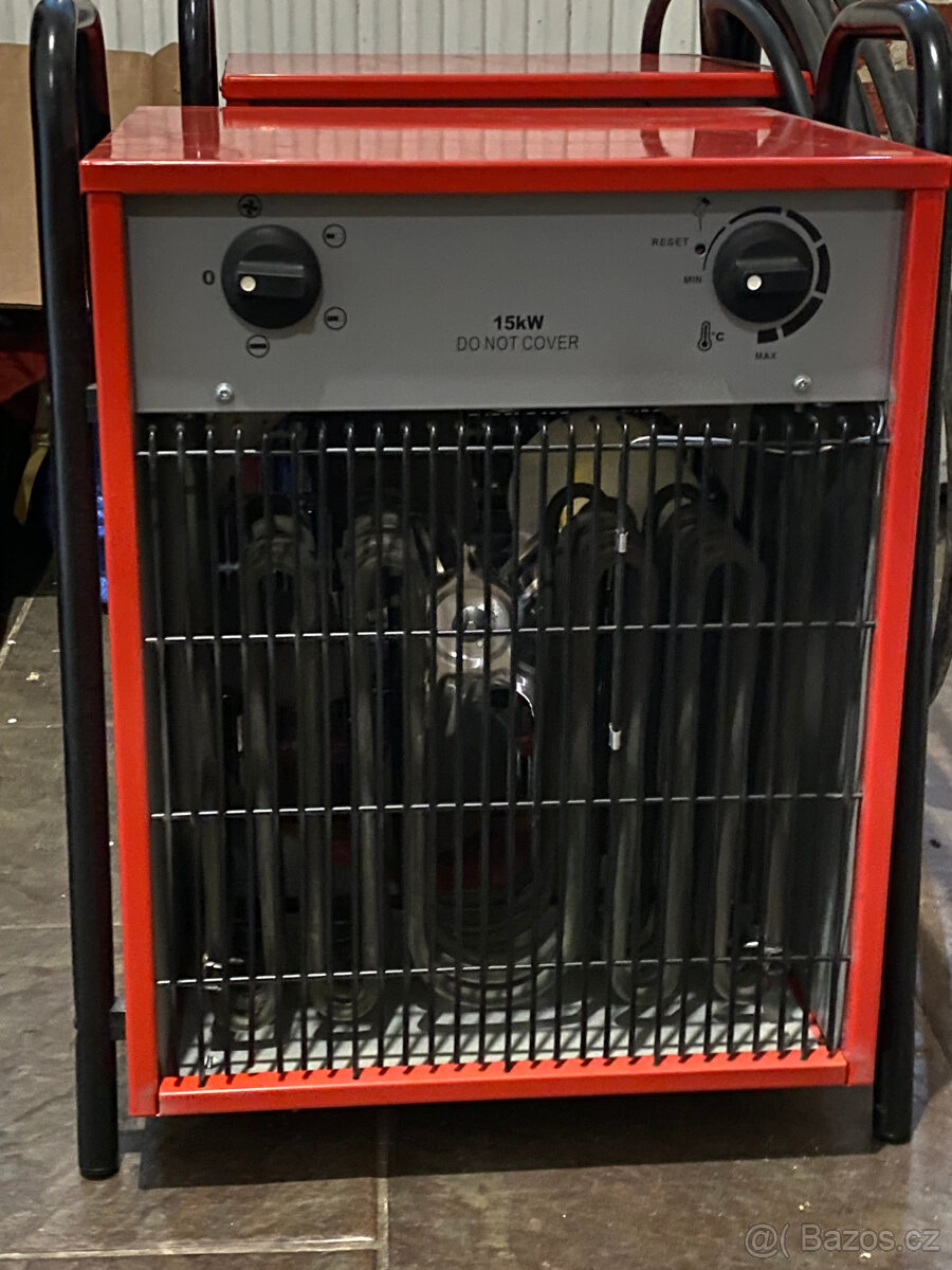 Elektrická topidla přímotopy 15kw 3kw 2kw