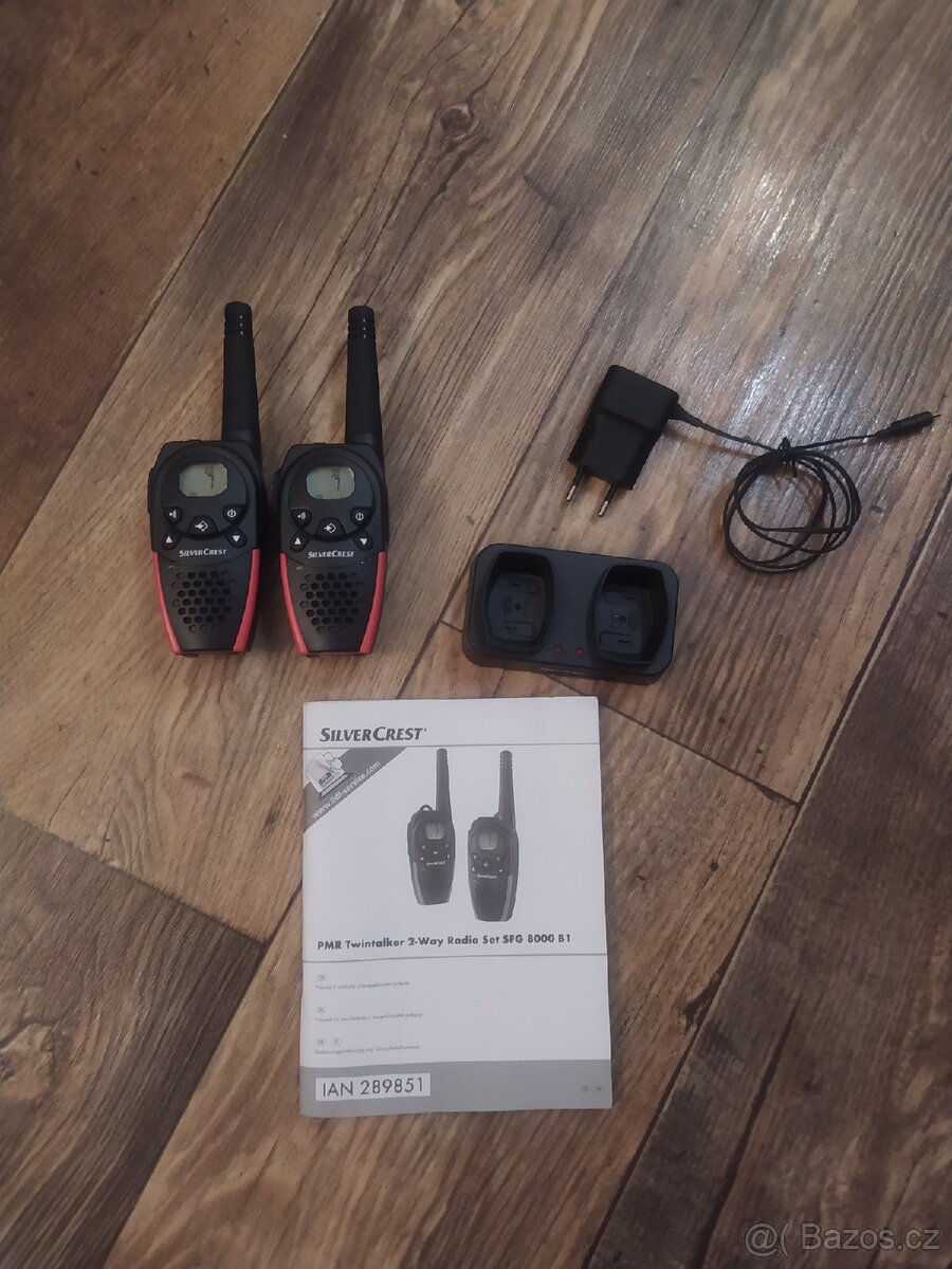 PMR vysílačky Silvercrest SFG 8000 B1 - 8 kanálů