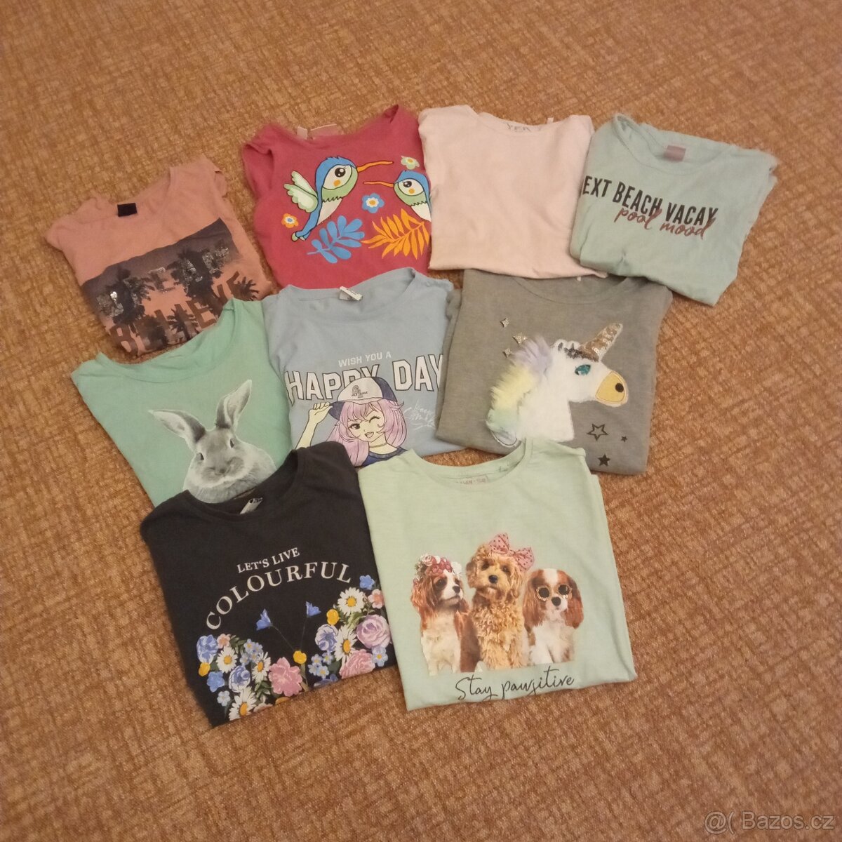 Trika,mikiny,šaty ajiné vel.146-158