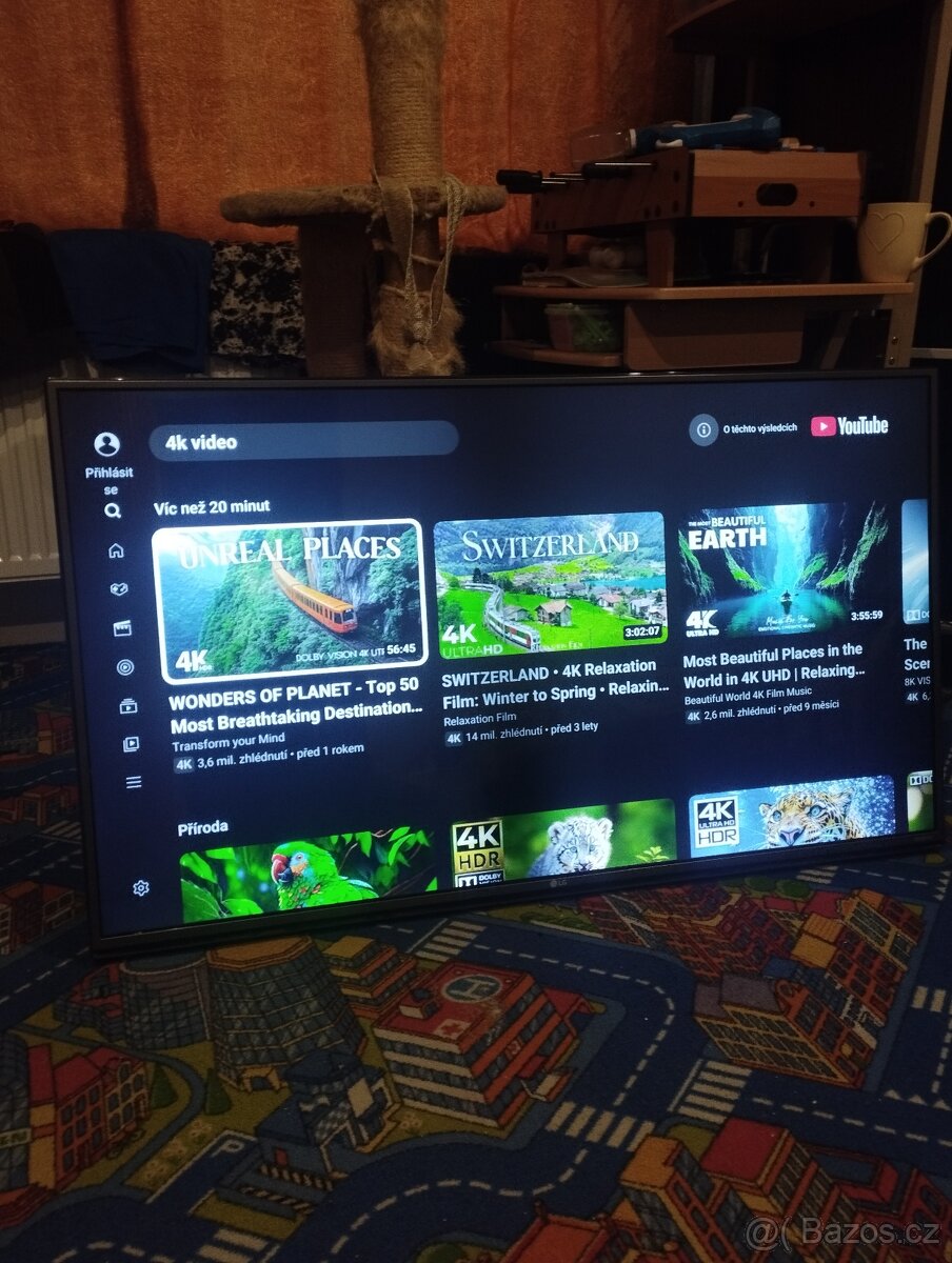 Smart 4K TV LG 49"(125cm úhlopříčka)wifi, dvb-t 2