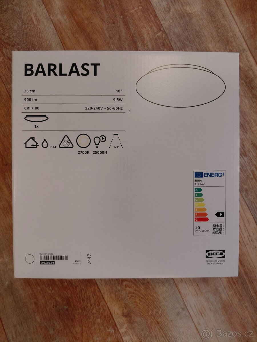 BARLAST LED stropní/nástěnná lampa