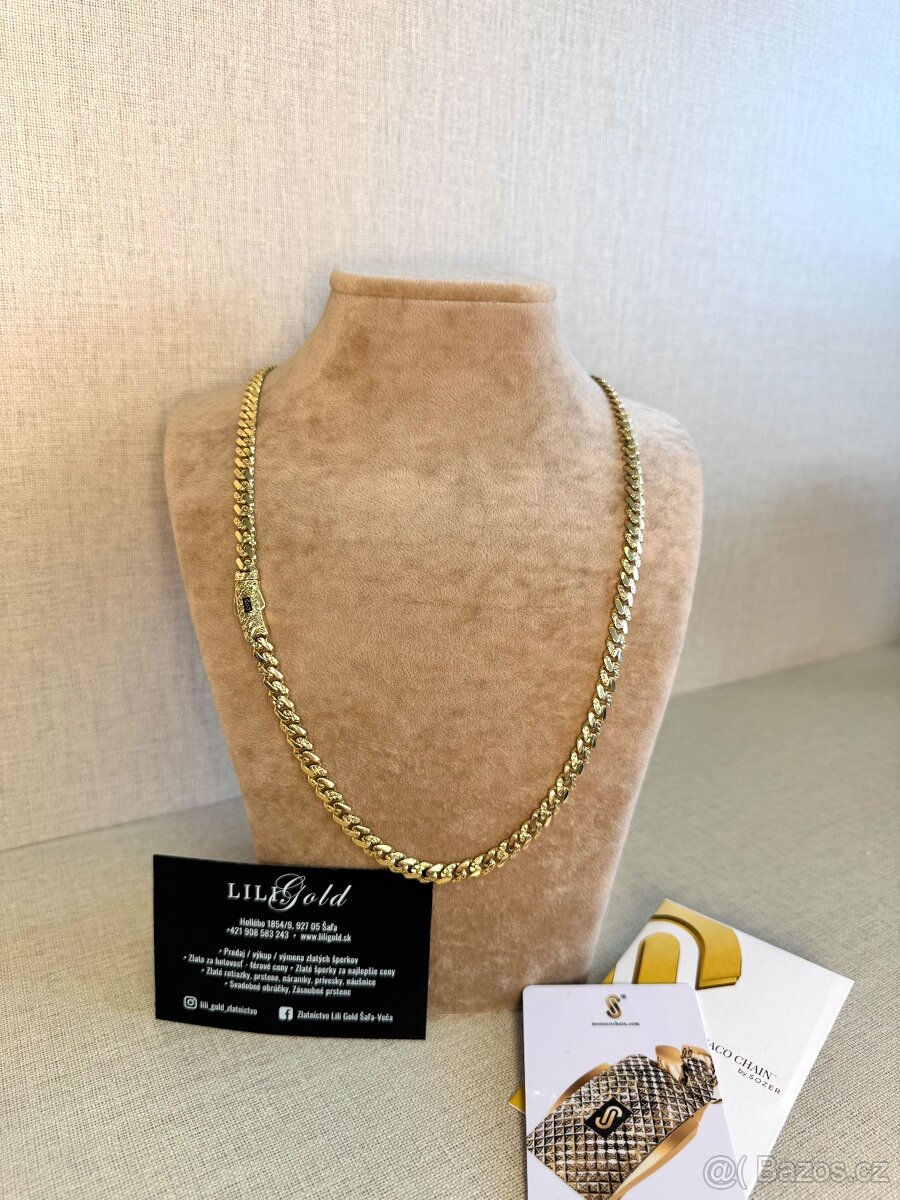Zlatý řetízek 23.06g Nový puncovaný