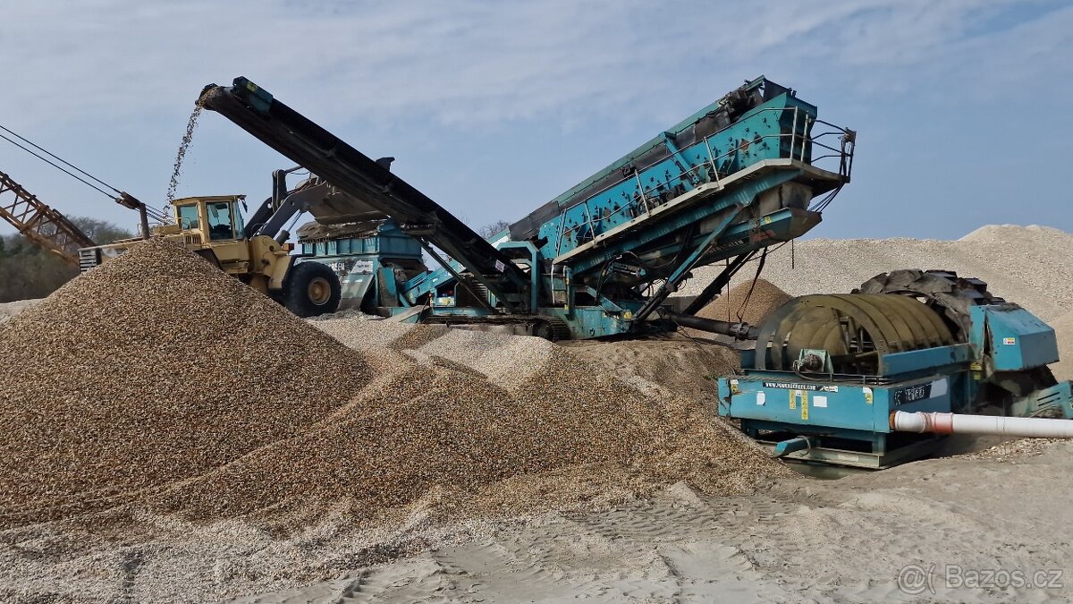 Powerscreen Chieftain 2100 X mobilná mokrá triediaca linka