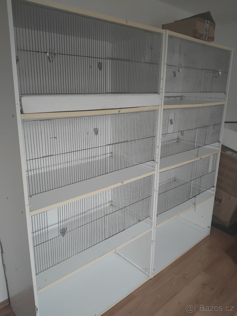 Bednove klece, boxy, voliery