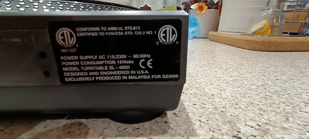 Gramofon Gemini XL 400
