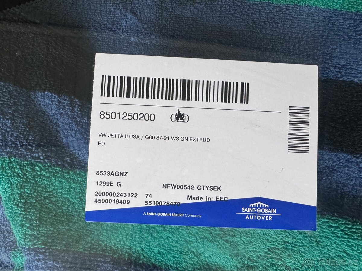 Čelní sklo golf II US/RALLYE