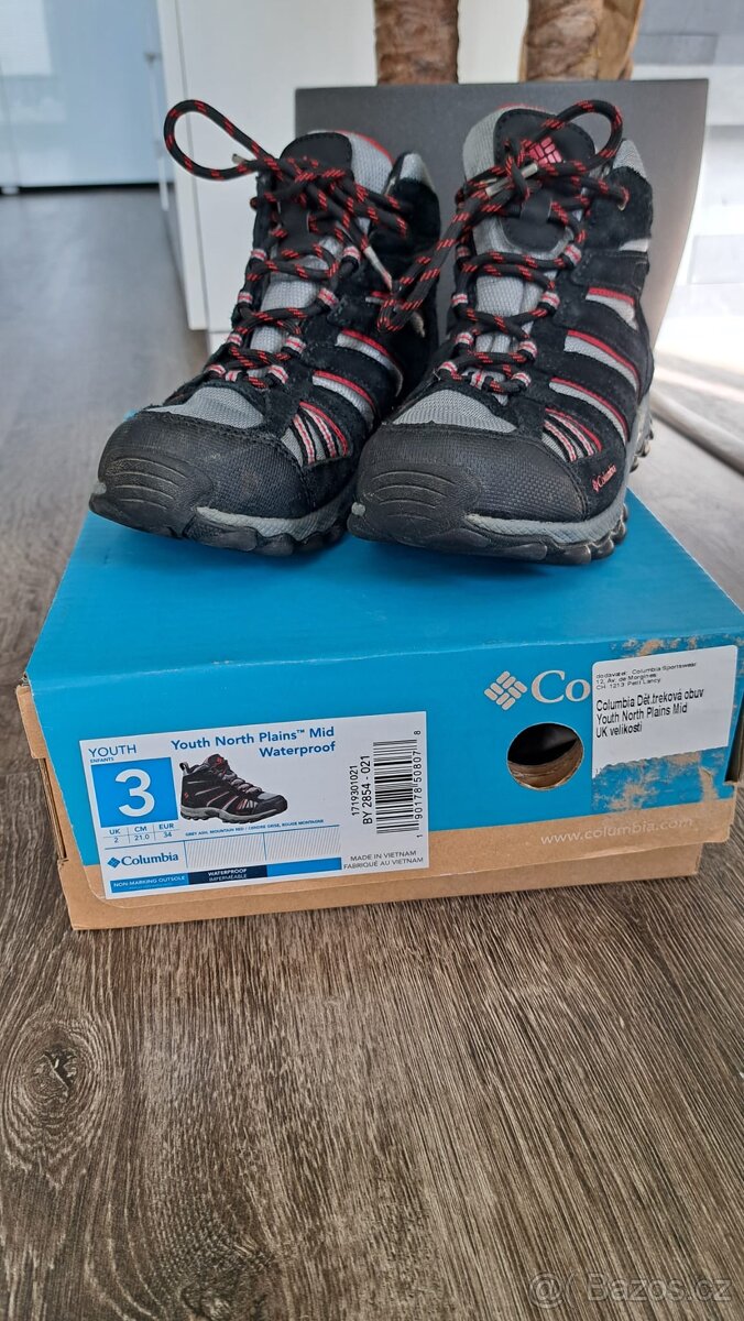 Kotníčkové boty Columbia 34