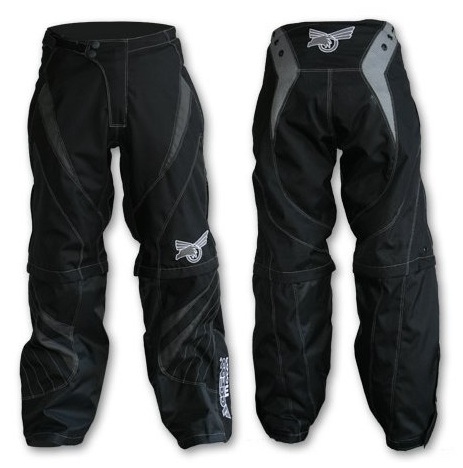 Nové kalhoty/kraťasy 2v1 ACCESS MOTOR 600D Grey Black M/30