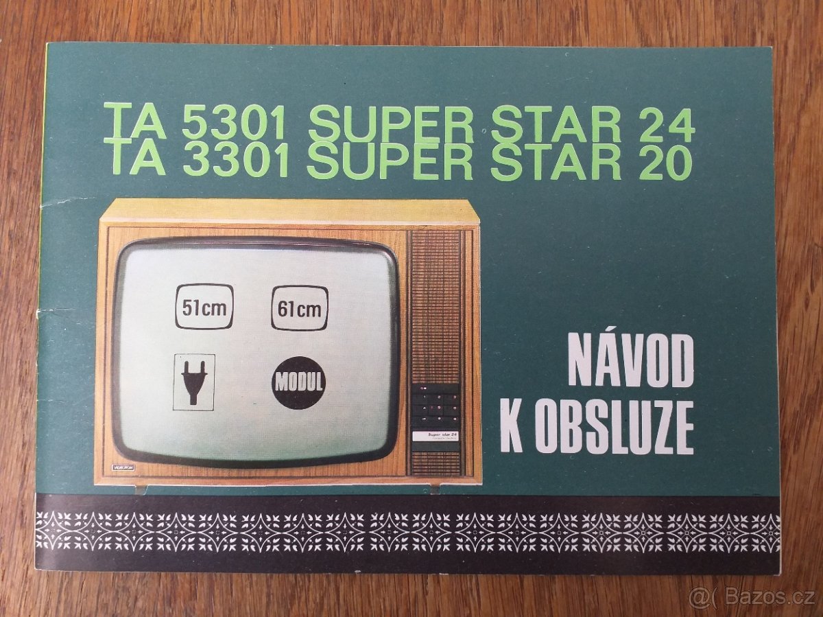 Návod - TA 5301 SUPER STAR 24, TA 3301 SUPER STAR 20