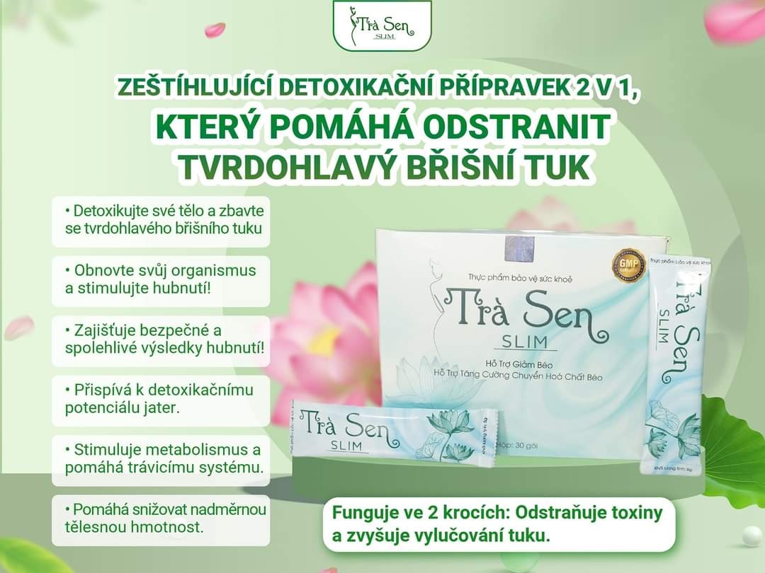 Trá Sen Slim - čaj pro podporu snížení váhy