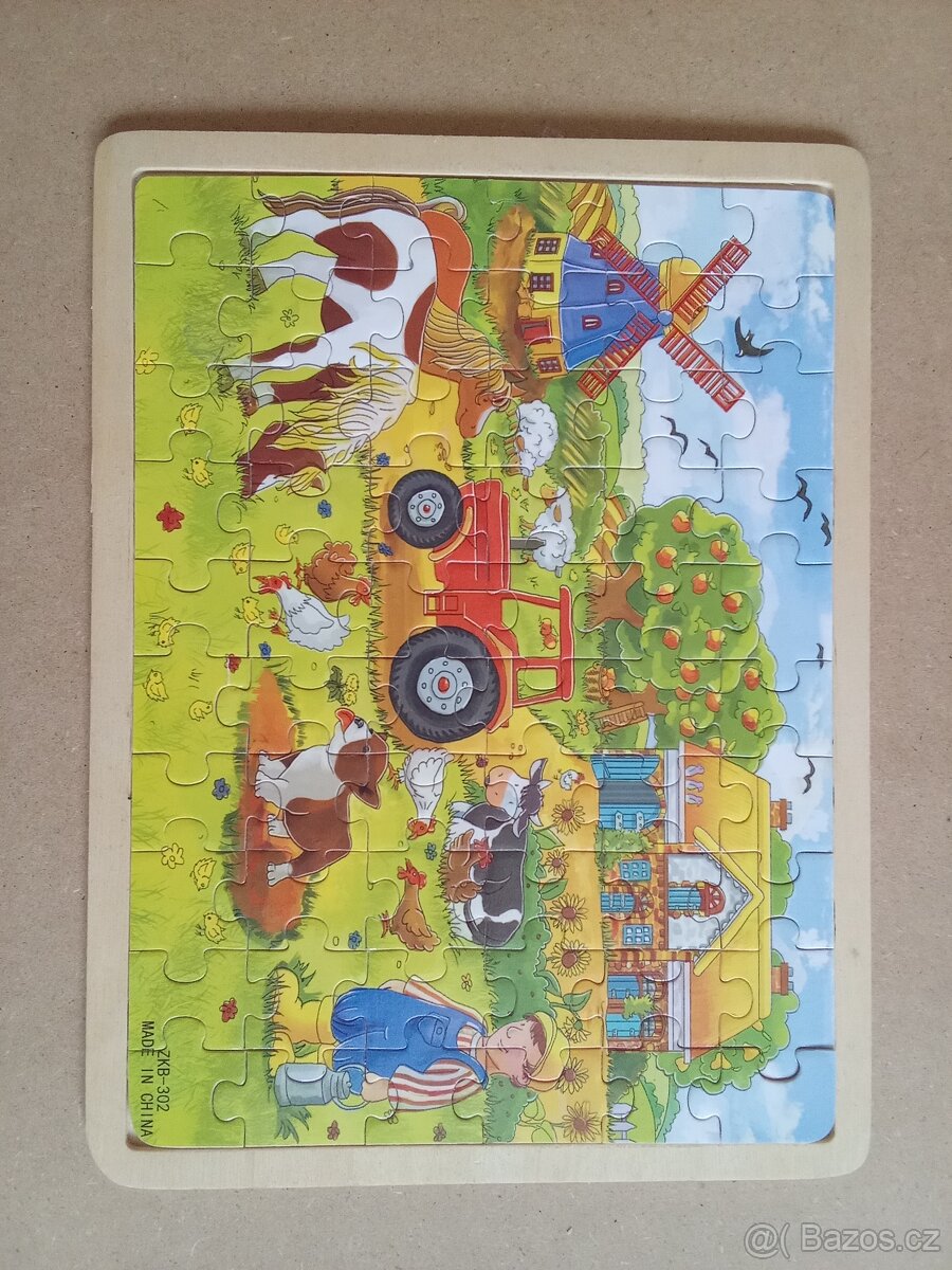 Dřevěné puzzle