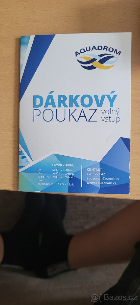 Poukaz do AGUADROM MOST
