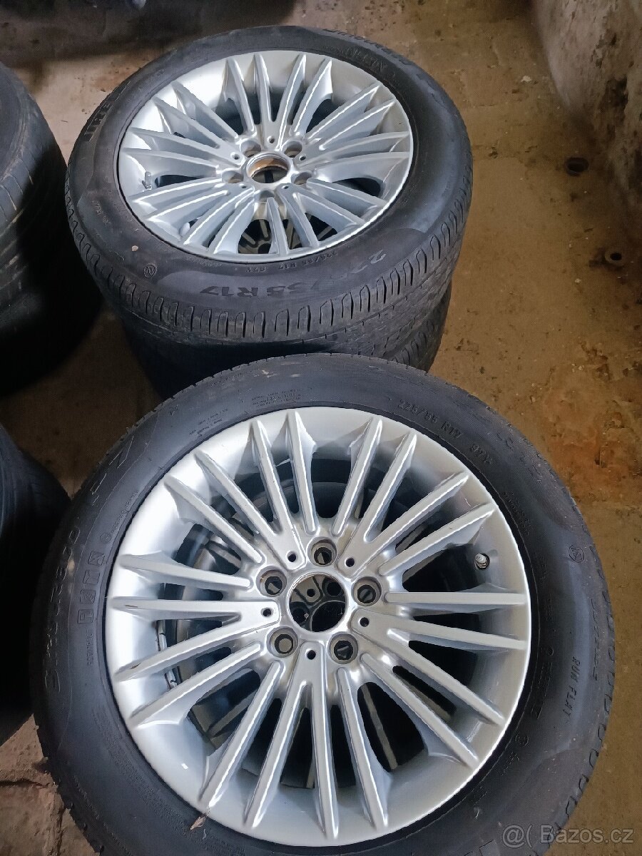 Alu kola Bmw "17" včetně letnich pneu 225/55/17