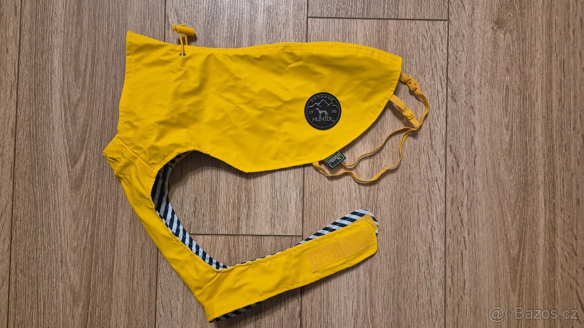 Prodám pláštěnku pro psa Hunter Milford Yellow, záda 30cm