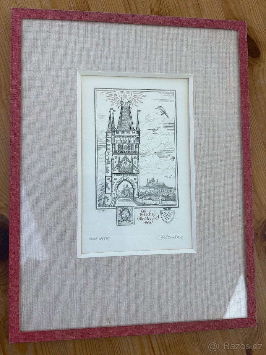PRAHA - MOSTECKÁ VĚŽ - HERČÍK JOSEF
