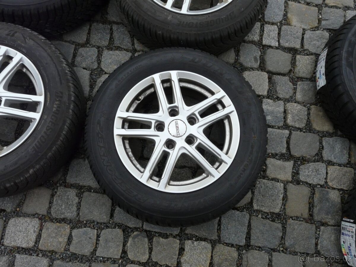 ALU KOLA + ZIMNÍ PNEU 195/65R15 ŠKODA SEAT VW