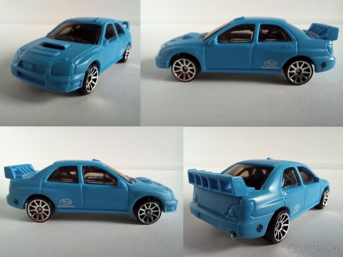 HOT WHEELS-SUBARU IMPREZA Light Speeders-POZRI DETAIL. FOTO