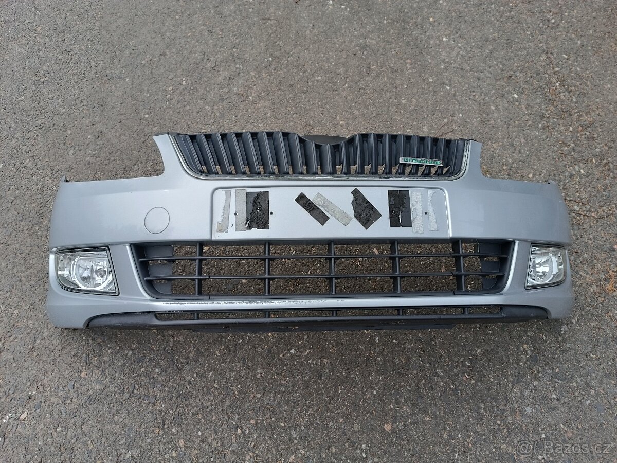 Skoda Fabia 2 facelift - přední nárazník