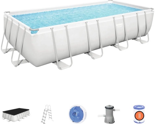 Bazén Power Steel 4,88 x 2,44 x 1,22 m set – Super cena