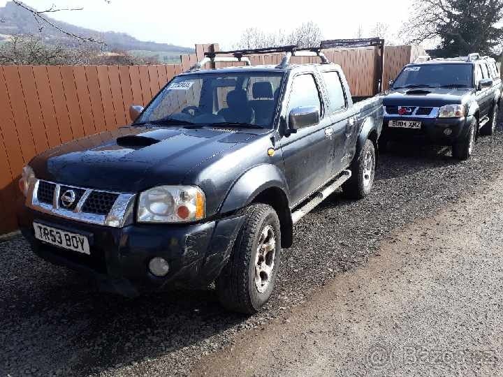 NISSAN NAVARA DÍLY D22 KING-CAB DOUBLE-CAB 2.5dci OD roku 01