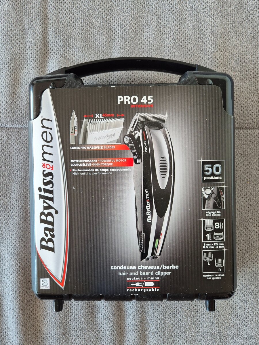 Zastřihovač vlasů BaByliss For Men PRO 45
