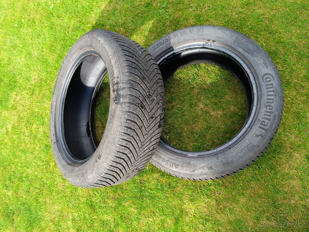 Celoroční 2ks Continental Allseason 235/55/19