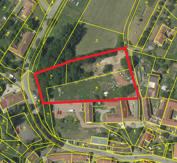 Stavební pozemky Malá Lhota 5677m2