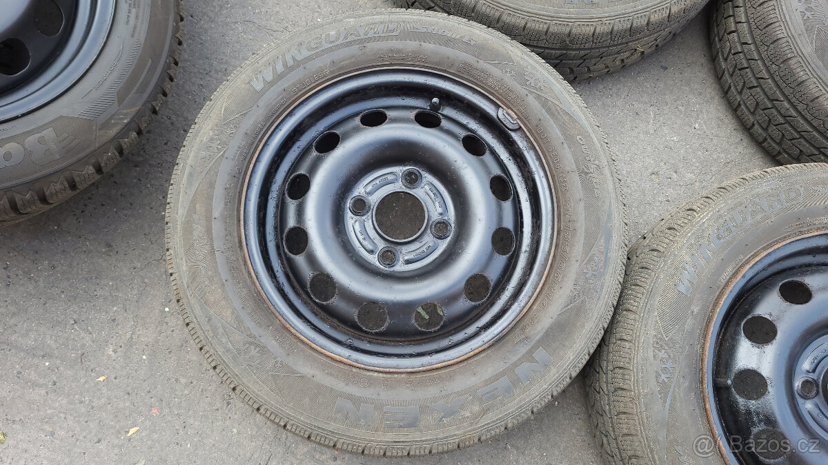 90% zimní kola 14" 4x108 Ford Focus 1, Fusion