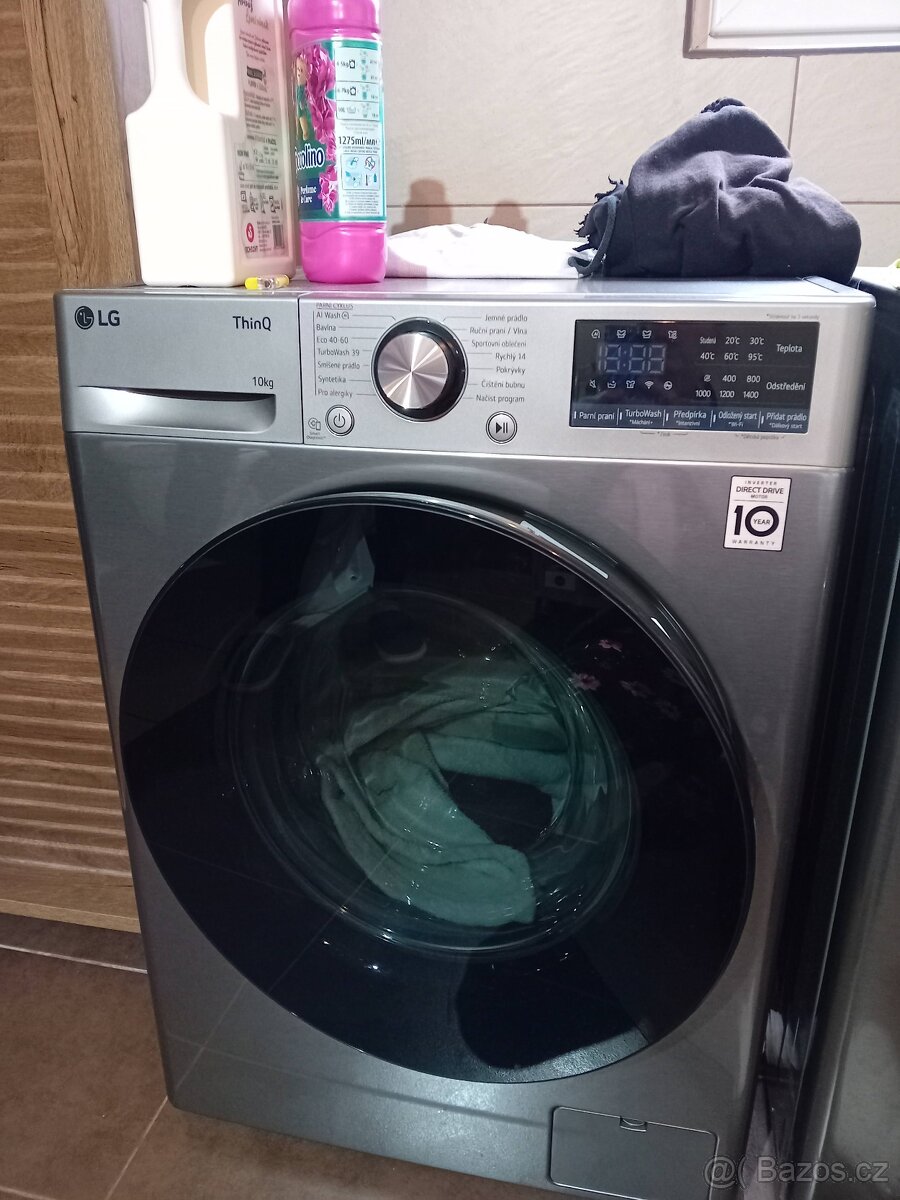 LG parní pračka 10 kg