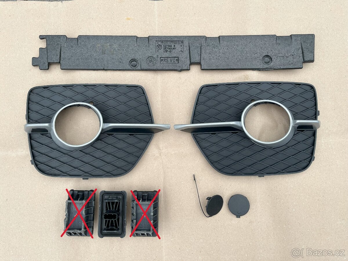 BMW X5 E70, X6 E71/E72 mřížky, zvedací kostky, krytky...
