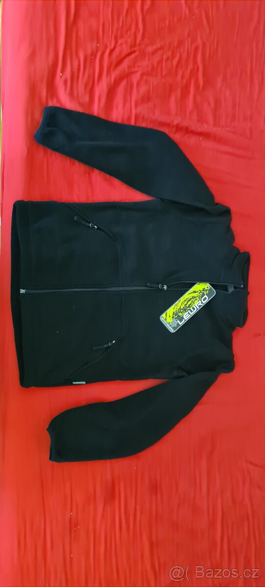 Fleecová mikina dětská Lewro - černá