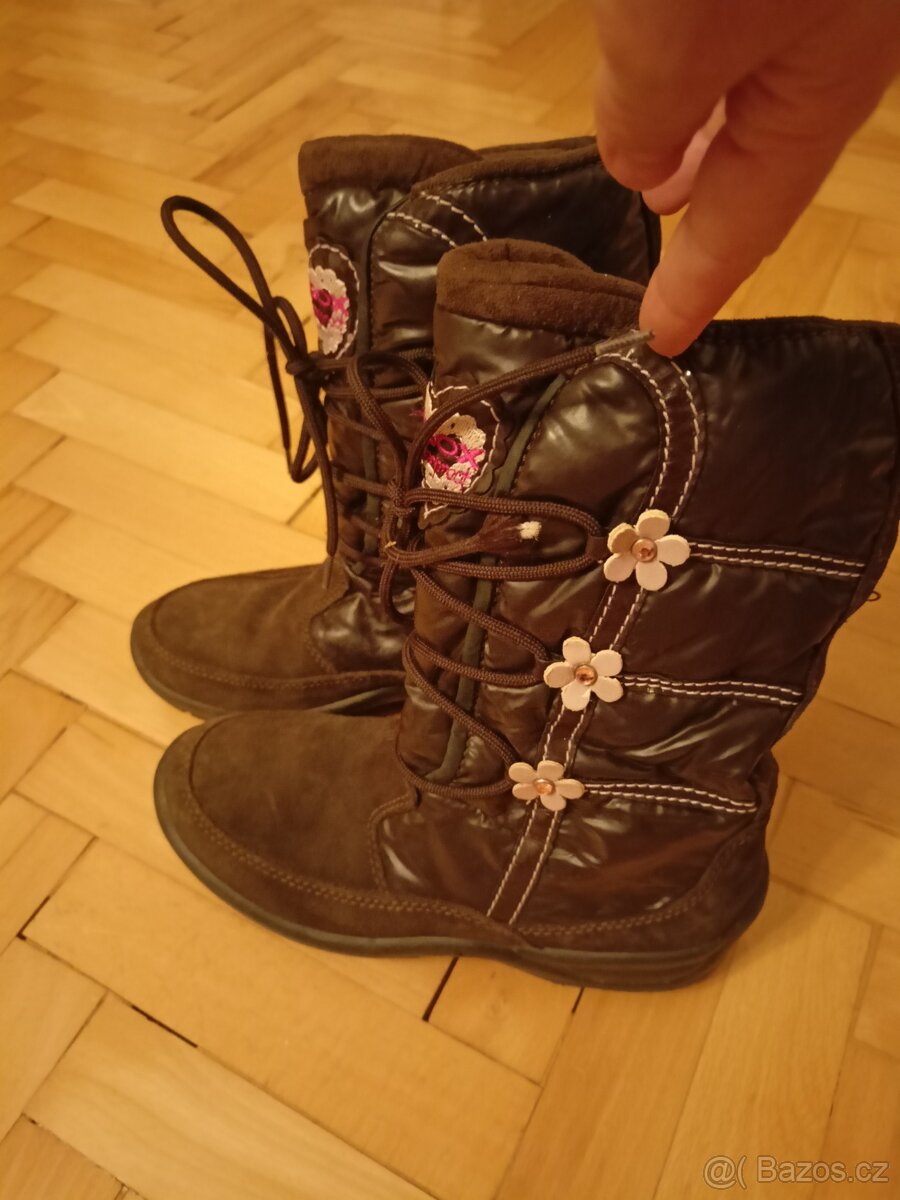 Zimni boty kozačky Geox 31