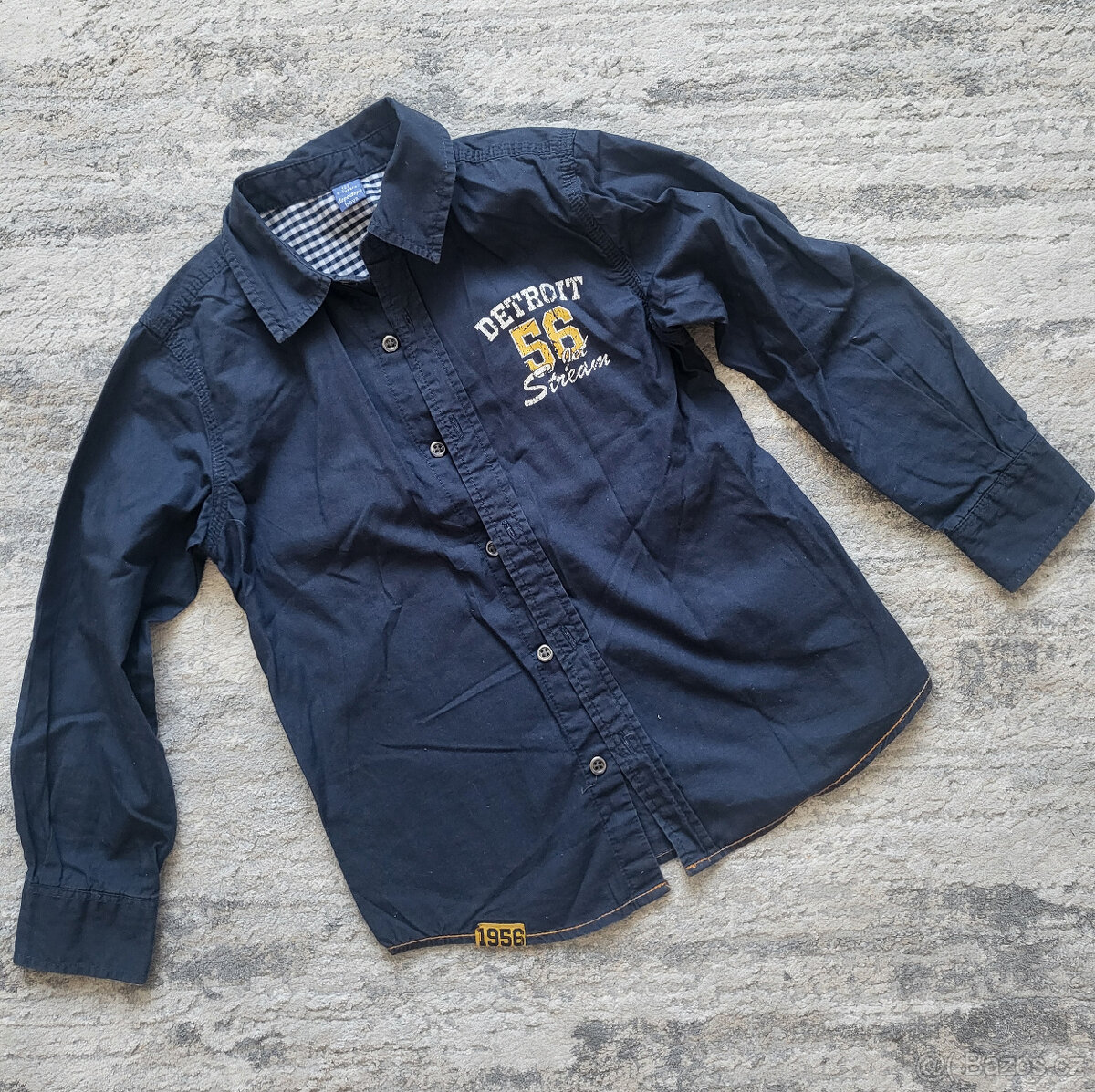 Košile s dlouhým rukávem vel. 122