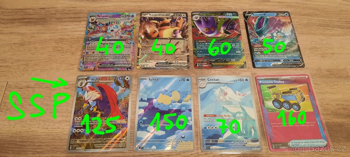 Pokémon karty hity + EX