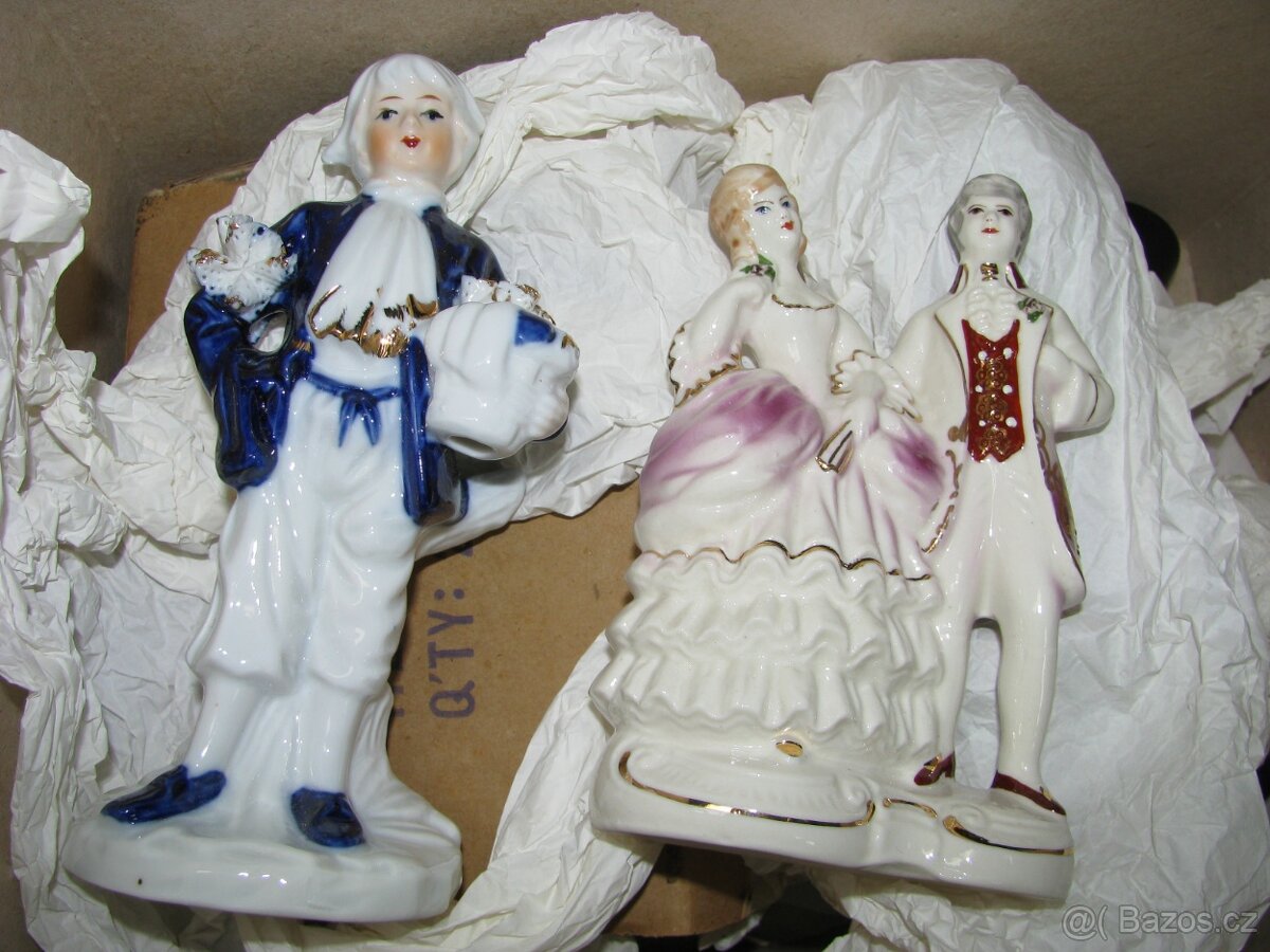porcelánová soška, porcelán