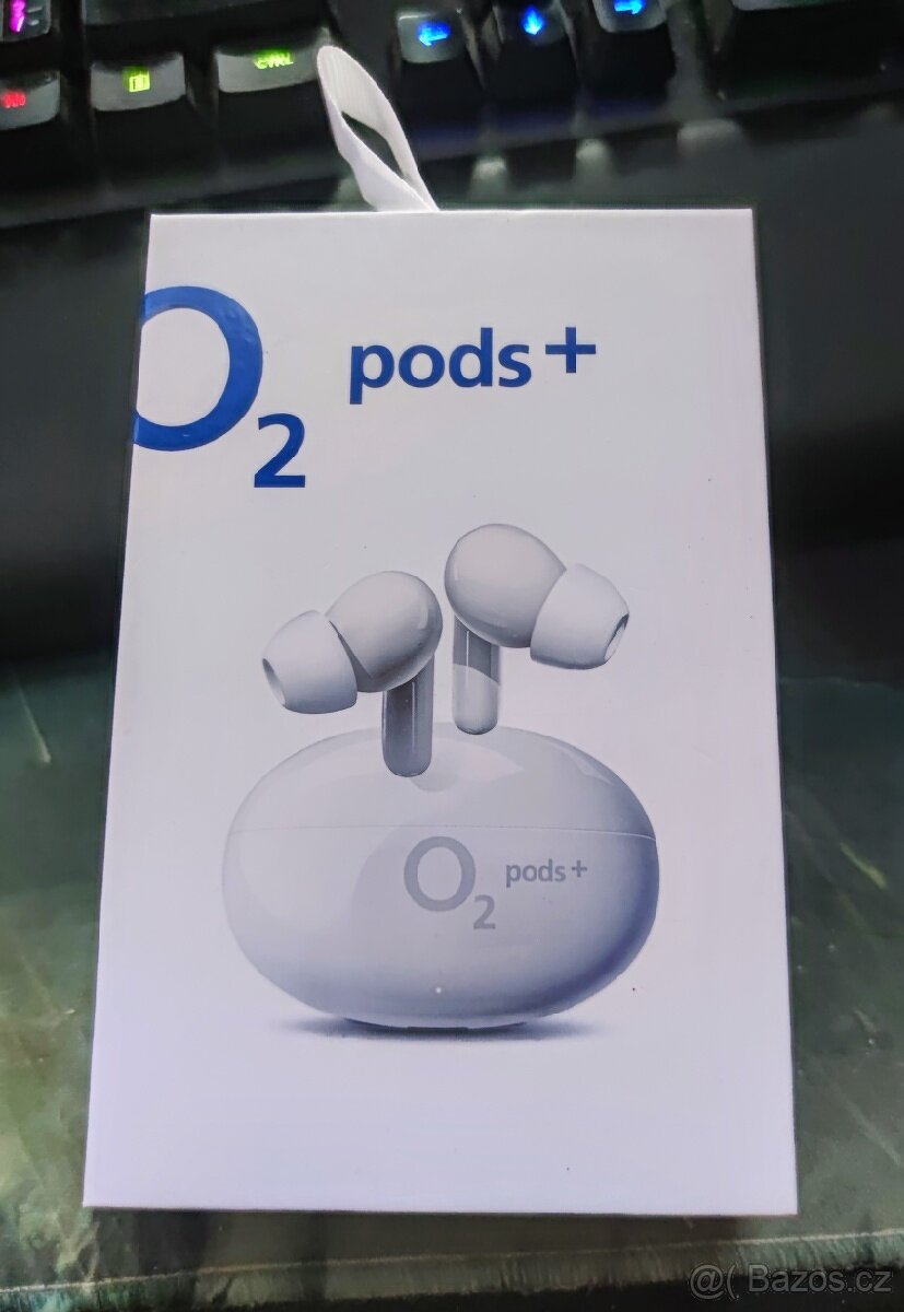 Sluchátka O2 Pods+ bílé