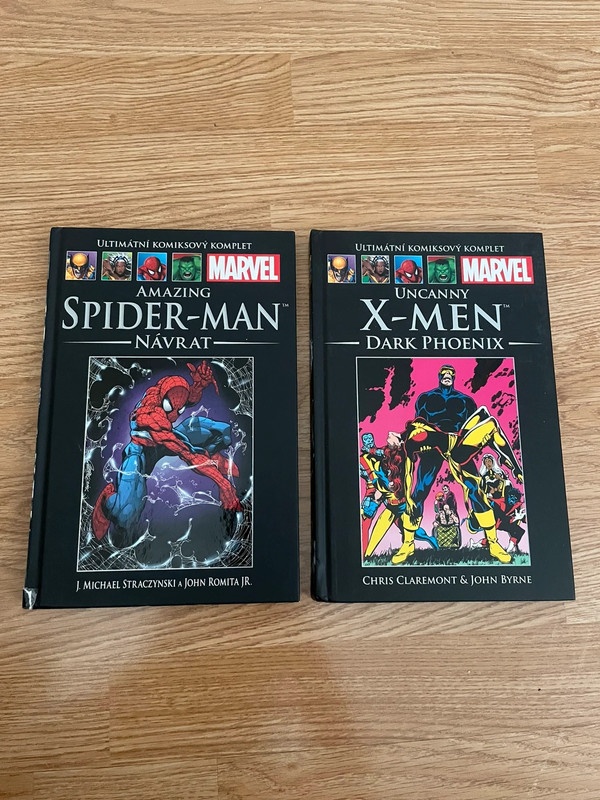 Komiksy Spider-man Návrat, X-men Drak Phoenix