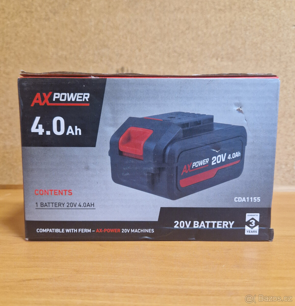 baterie akumulátor AX-POWER 20V 4.0Ah /NOVÁ/