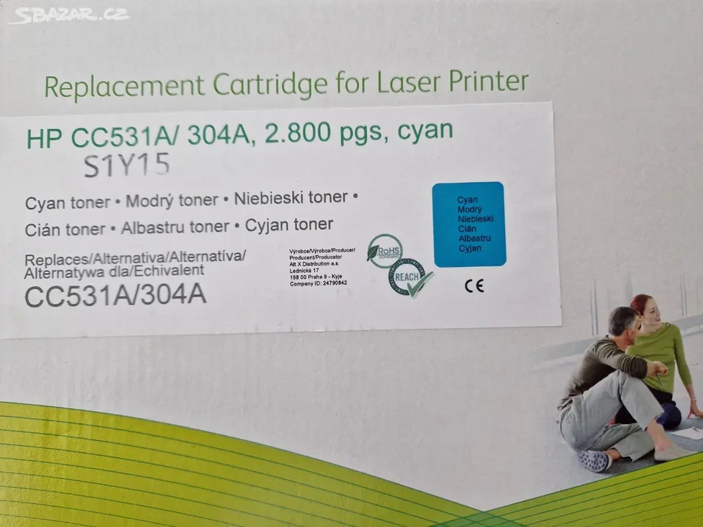 XEROX toner kompatibilní s HP CC531A, 2.800s, cyan