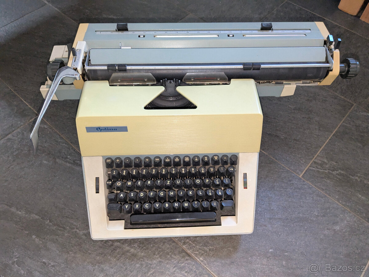 Psací stroj optima