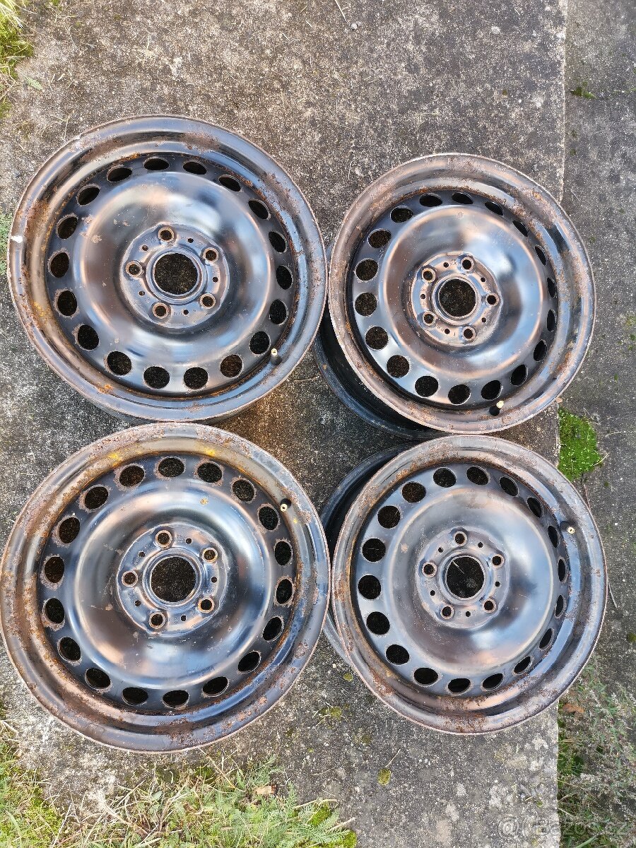 Plechová kola VW AG 15" 5x112 ET43 6J
